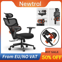Newtral Chair Standard Nt001 Adaptive Lower Back Support Ergonomic Chair, Adjustable Armrest Headrest, Nylon Base