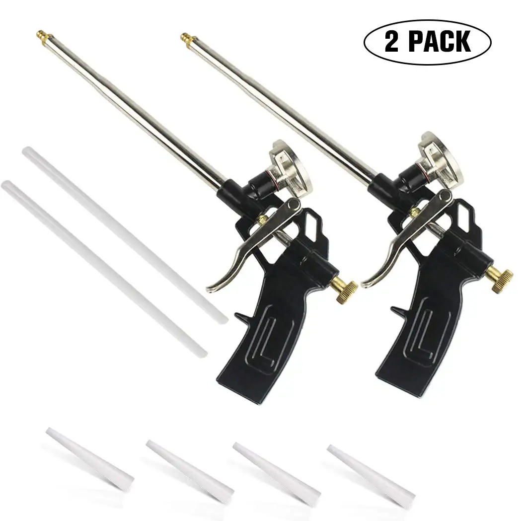 

2Pcs Cheaper Heavy Duty Foam Caulking Gun Expanding Foam Gun Caulking Gun Spray Construction Tools