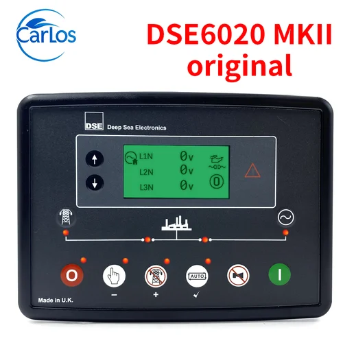 Módulo de Control de fallos de Red Eléctrica, Panel de controlador MKII Generat, arranque automático AMF, piezas de grupo electrógeno 6020 MK2, DSE6020