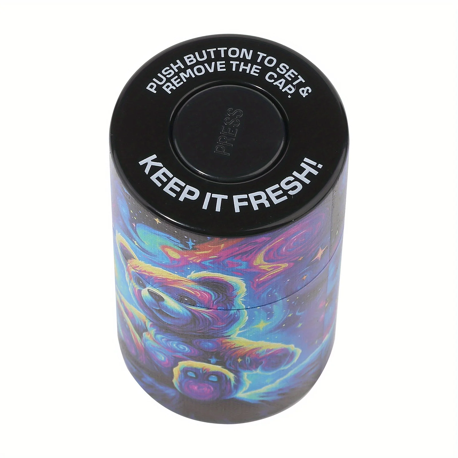 البلاستيك الهواء ضيق يمكن التبغ جرة الكرتون الطباعة #3