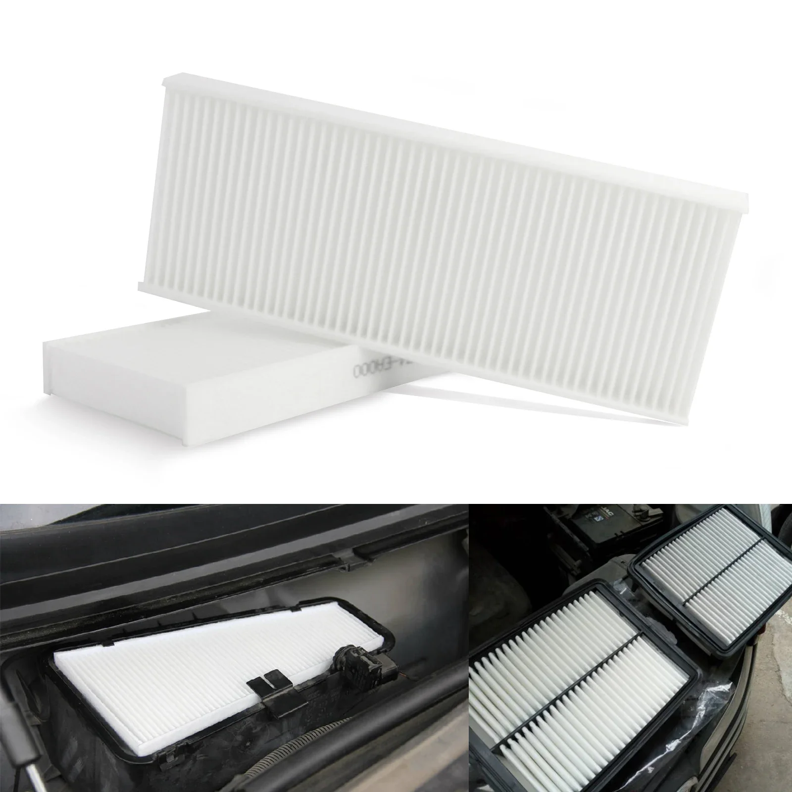 A/C Cabin Engine Air Filter for Nissan NV1500 NV2500 NV3500 Frontier Xterra Suzuki Equator CF10553 Car Accessories