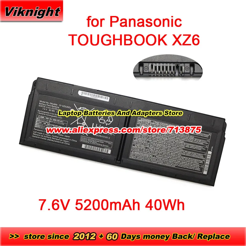 

Genuine Black CF-VZSU0ZU CF-VZSU0XU CF-VZSU0WU Battery 2ICP6/57/61-2 for Panasonic TOUGHBOOK XZ6 Series Laptop