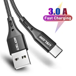 3A USB Type C Cable Cord For Iphone 15 Samsung Xiaomi mi 13 Mobile Phone Fast Charging USB C Cable Type-C Charger USB Data Line