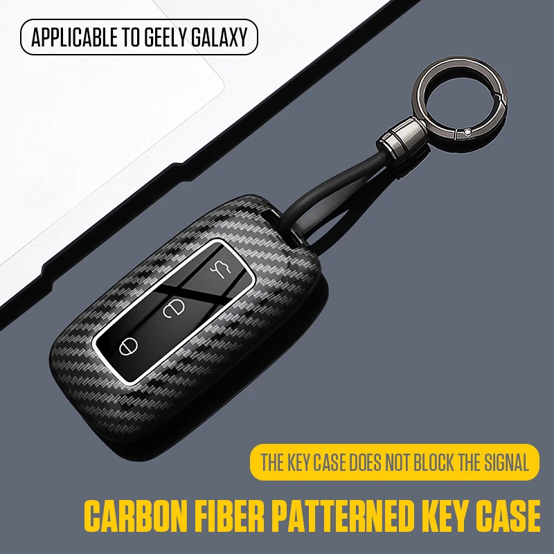 حافظة مفاتيح لهاتف جيلي جالاكسي EX5 E5 Cityray L6 L7 EMI NO.1 Proton e.MAS 7 5 E8 Starry 8 غطاء سلسلة مفاتيح شل فوب ملحقات السيارة #3