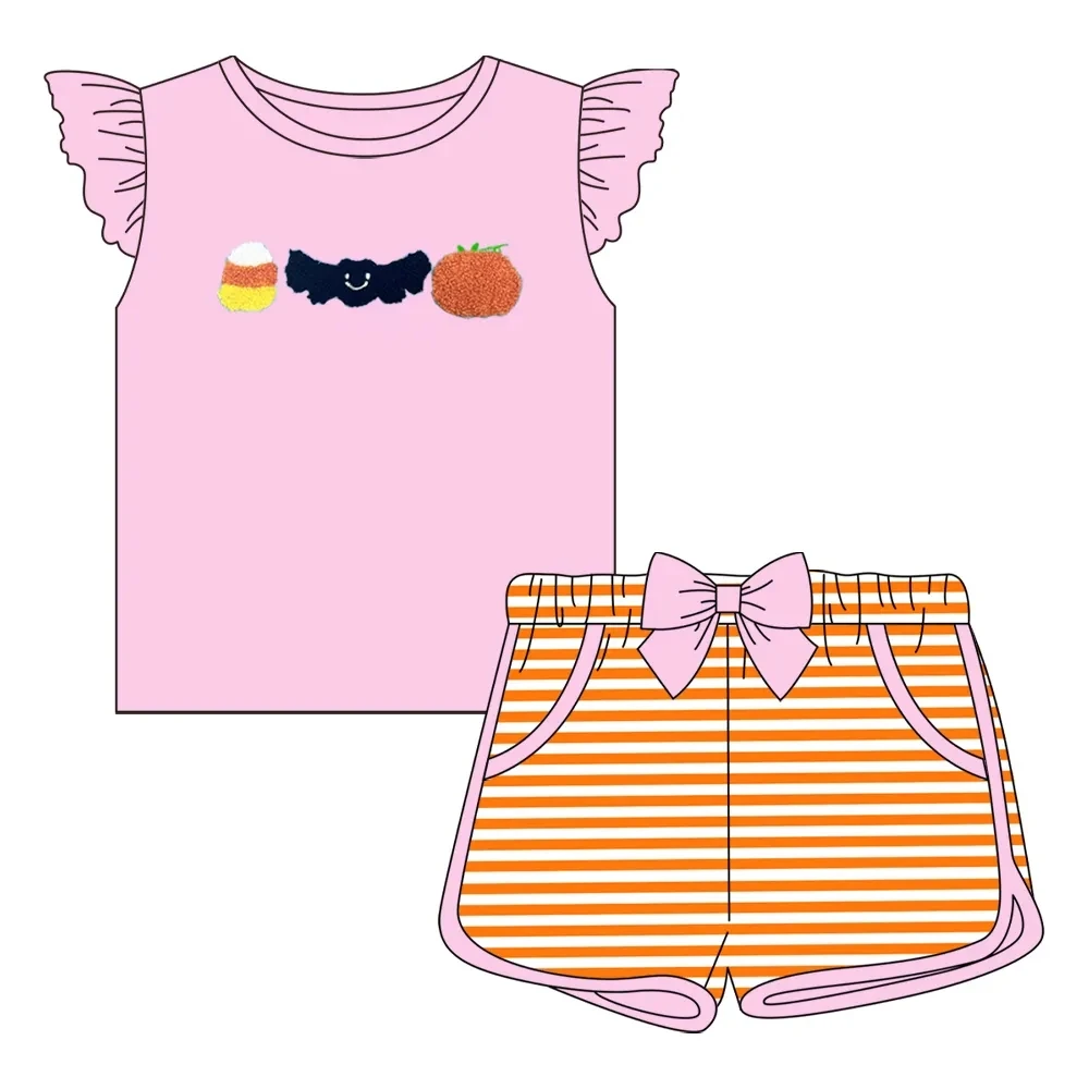 أفضل بيع الأولاد الفرنسية عقدة هالوين الثلاثي زي الأولاد زي مجموعة بالجملة للتخصيص #4