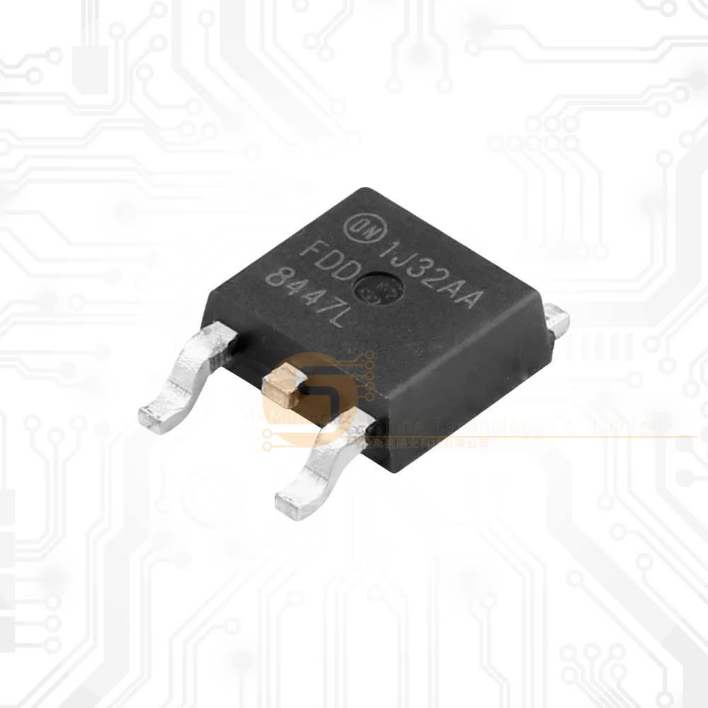 10PCSLOT FDD 8447L 40V N-Channel Power MOSFET 40V, 50A, 8.5mR IC FDD8447L