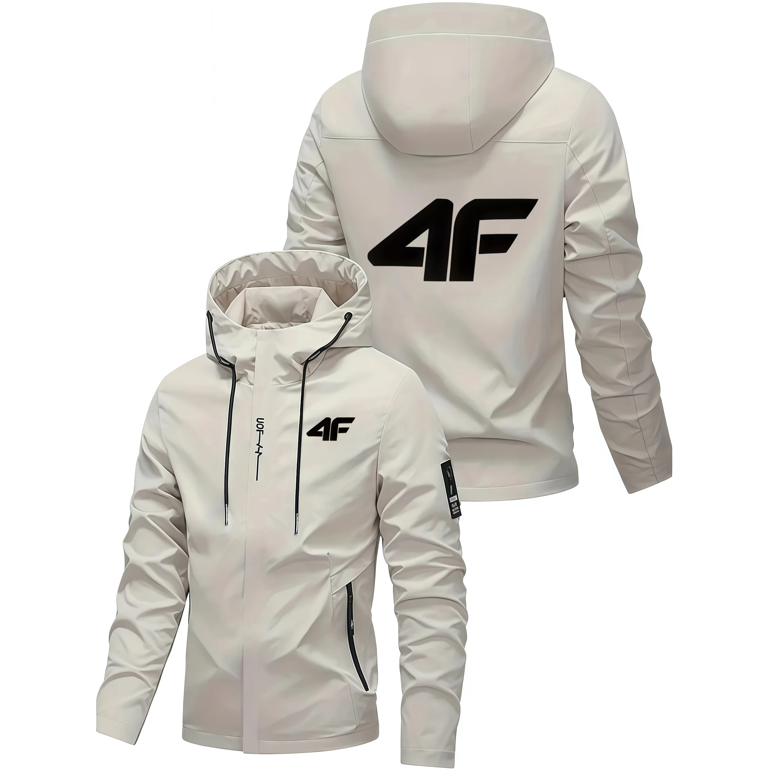 

Мужская модная куртка с капюшоном 2026: Новая минималистичная куртка для мужчин, осенне-зимняя, приталенная, повседневная мужская одежда, пальто