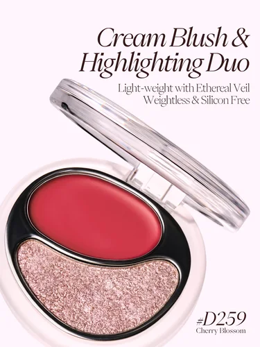 Imagen 1 del producto JOOCYEE Colorete en crema y resaltador Duo