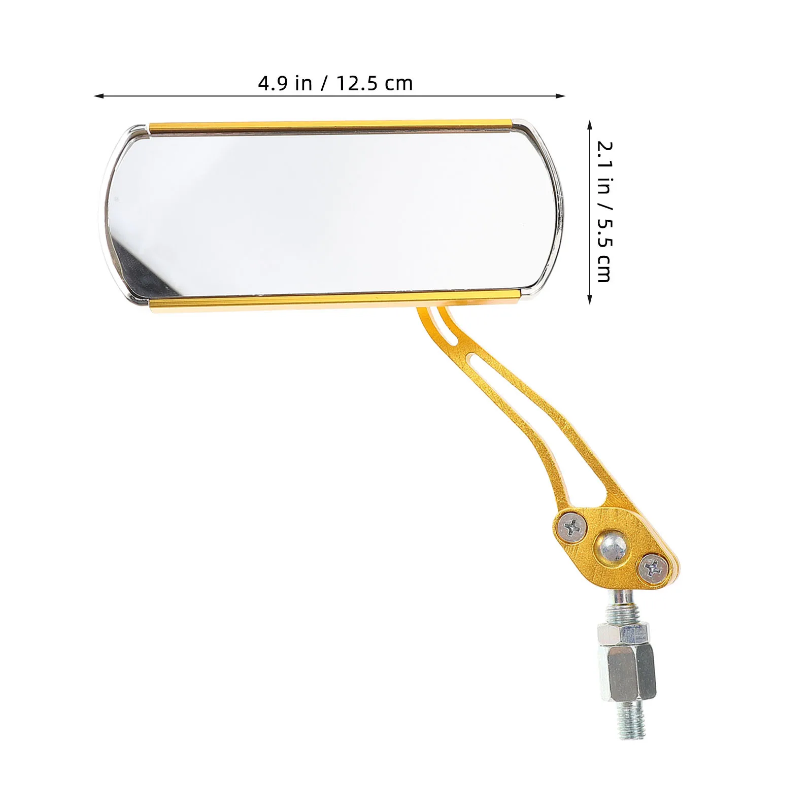 2 قطعة دراجة مرآة الرؤية الخلفية سكوتر كهربائي اكسسوارات الكبار الدراجة مرآة الرؤية الخلفية قابل للتعديل زاوية واسعة للدراجات النارية #4