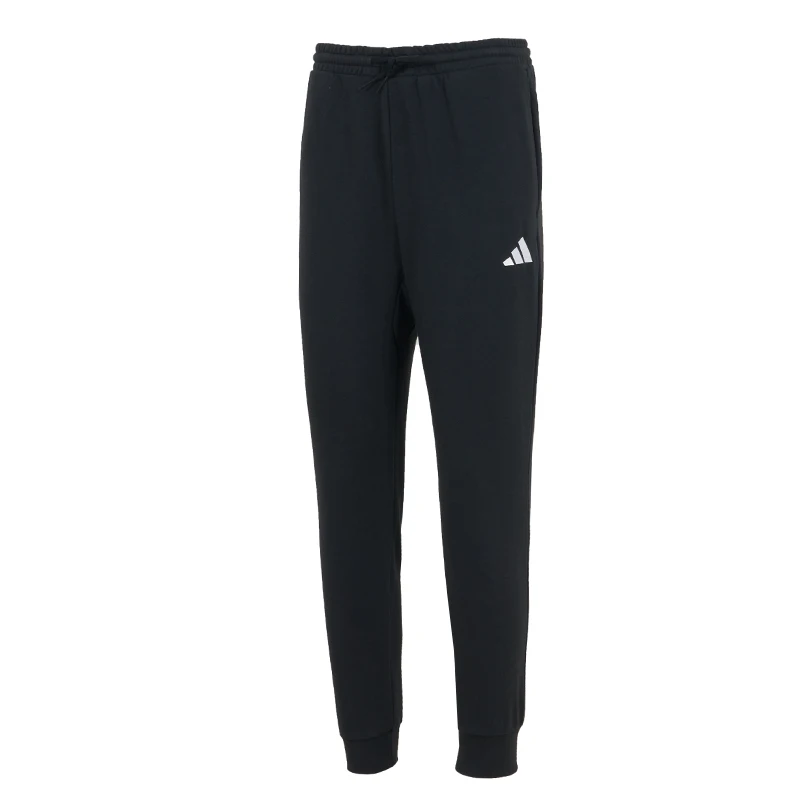 Adidas Men's Sports Pants Fitness Training Long Pants Loose Knit Jogger Pants Outdoor Black Casual Pants Je3854