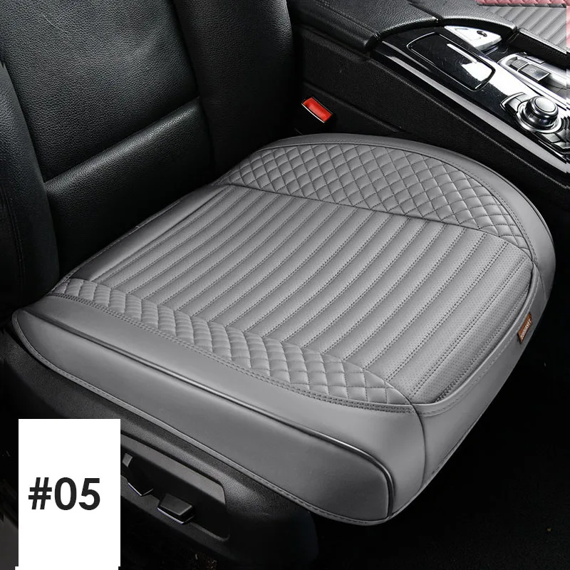 Breathable PU Leather Car Seat Cushion Cover Interior Auto Seat Protector Half Surround Padded Chair Pad Truck SUV Accessories