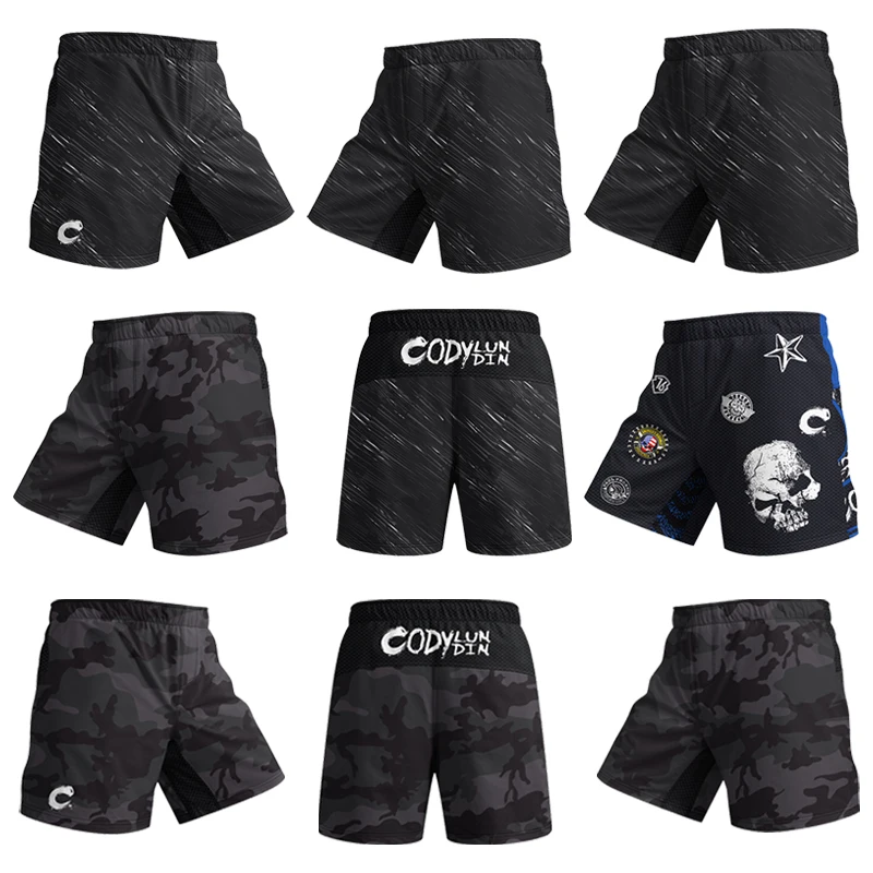 

Cody MMA шорты для кикбоксинга мужские боевые шорты смешанные боевые искусства BJJ джиу-джитсу Муай Тай брюки для борьбы бокс тренировочные плавки