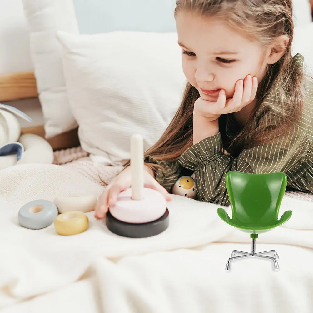 

Набор из 3 миниатюрных стульев для дома, пластиковые, износостойкие, аксессуары для мебели для создания миниатюрных сцен, ландшафтного дизайна и домашнего декора