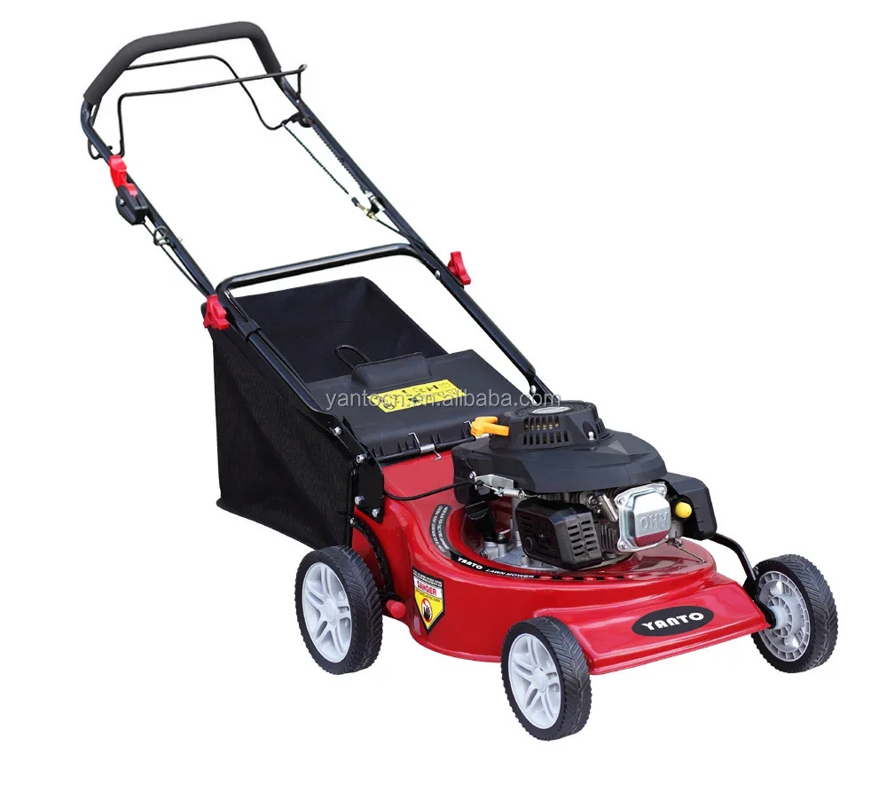 LMP19 Garden Lawn Mower 19 Inch Gasoline Self Propelled Lawnmower Grass Cutting Machine