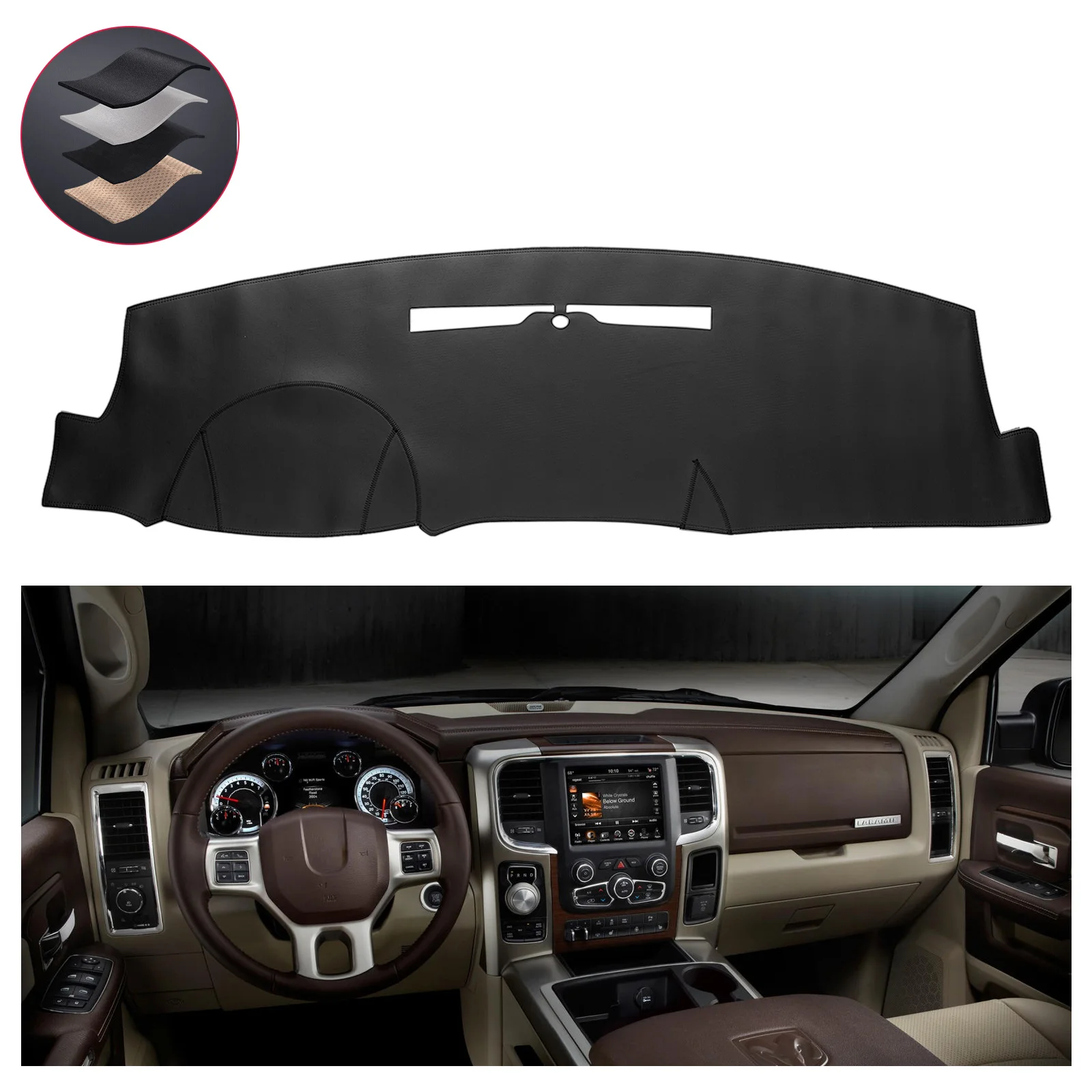 

For Chevrolet Silverado 1500 2014-2018 Dash Mat Dashboard Cover Pad Sun Shade Dash Board Cover Carpet