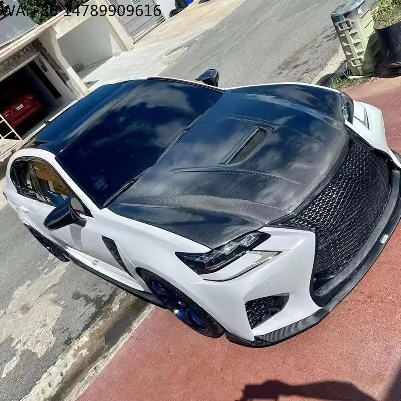 YOMDO GS250 350 450 Real Carbon Fiber Hood with Vents for  GS 2012-2021