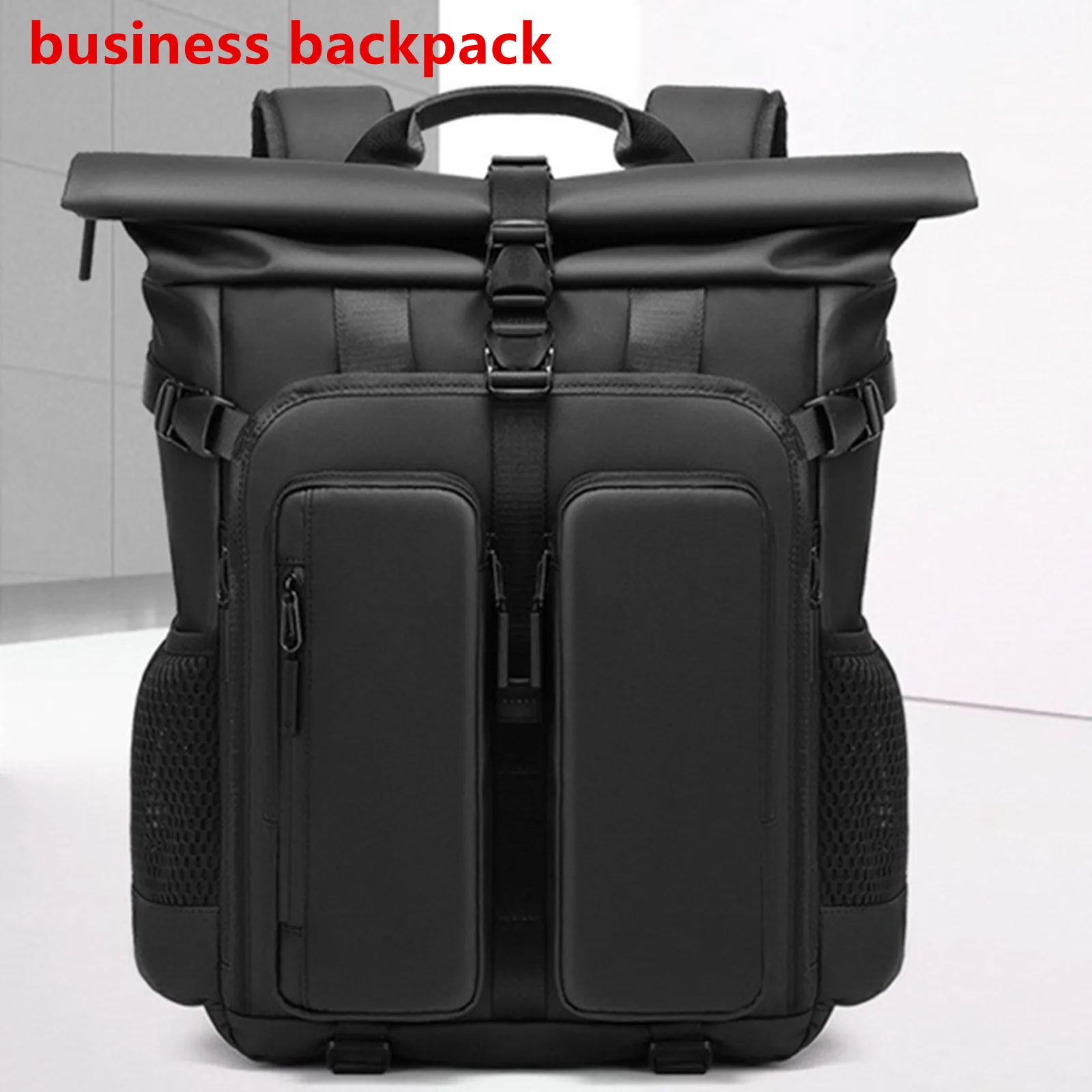 Waterproof Business Backpack Outdoor Single Shoulder Handbag Travel Laptop Storage Bag Expandable Backpack Student Schoolbag Men