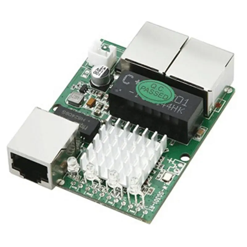 

Модуль сетевого коммутатора ABDW-3 с 3 портами Gigabit RJ45, стандартный порт, питание 5В-12В, сетевой разветвитель