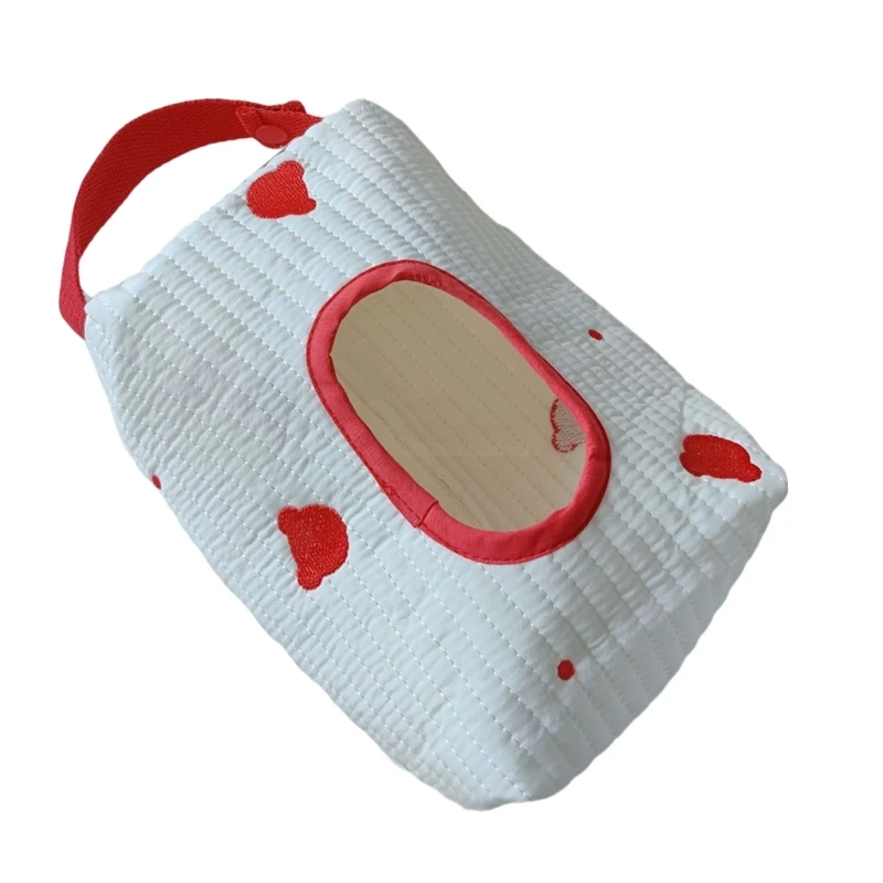 Kinderwagen Tissue Bag Draagbare katoenen doekje Container Case Herbruikbaar