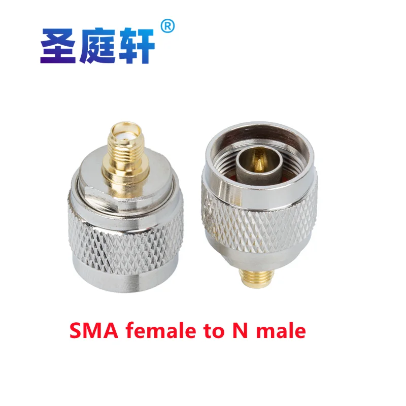 1PCS SMA To N Connectors Type Male Female RF Connector Adapter Test Converter Kit Transmission Cables N To SMA connector ﻿