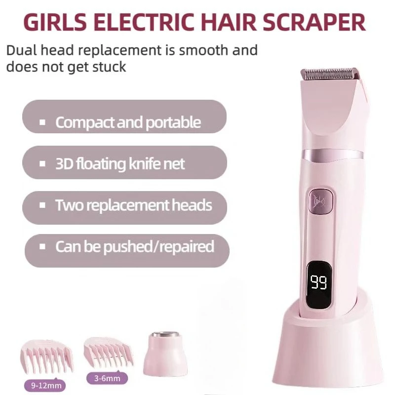 女性用電動ビキニグルーマー、USB充電式、LEDパワーディス - Epilator Wireless のレビューと価格