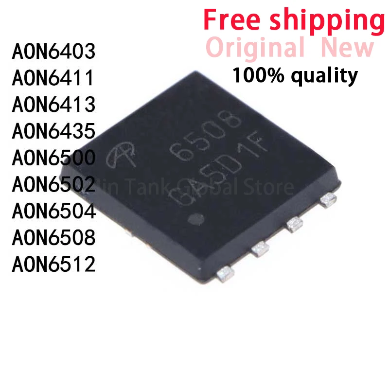 (5piece)100% New AON6458 AON6482 AON6484 AON6500 AON6502 AON6504 AON6508 AON6510 AON6512 AON6514 QFN-8 Chipset