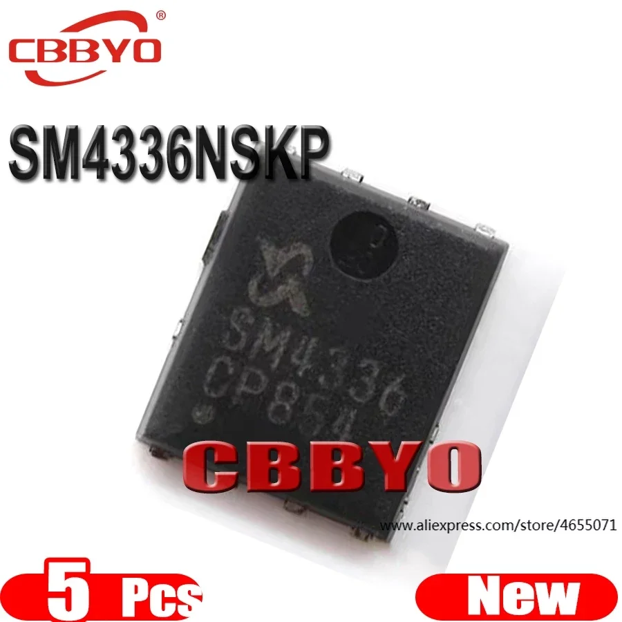 SM4336NSKPC-TRG QFN-8 칩셋, SM436NSKP, SM4336, 100% 신제품, 5 개