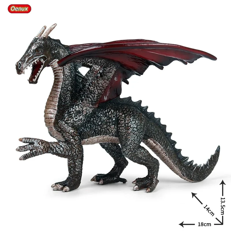 Oenux Mythischer Dinosaurier Drache Tiger Golem Löwe Schneemänner Rinder Modell Actionfiguren Künstlerische Dekoration Sammlung Kinderspielzeug