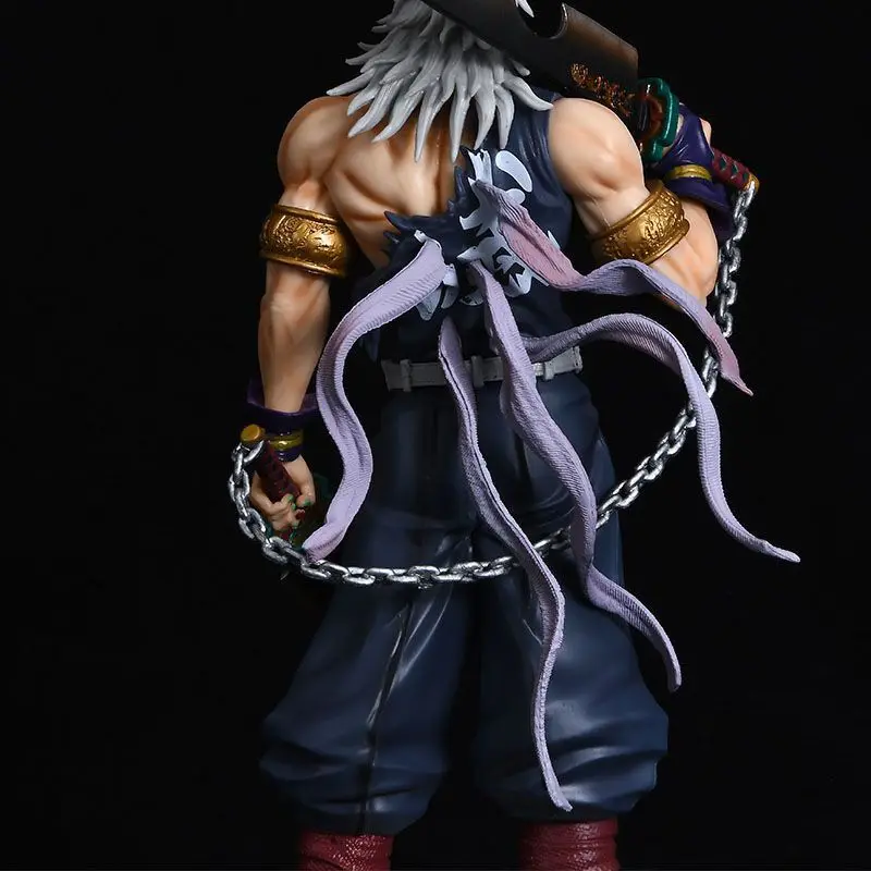 Anime Demon Slayer Figur GK Uzui Tengen Figurine Statue PVC-Modell Sammlerstück Desktop-Ornament Spielzeug 30CM Große Größe Geburtstagsgeschenke – Detail 9