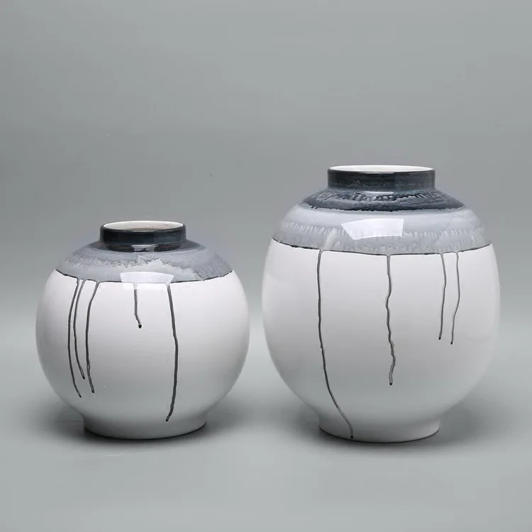 

Современные новые китайские креативные керамические украшения с ручной росписью, выставочный зал отеля, предметы интерьера, гостиная, шкаф для телевизора, ent