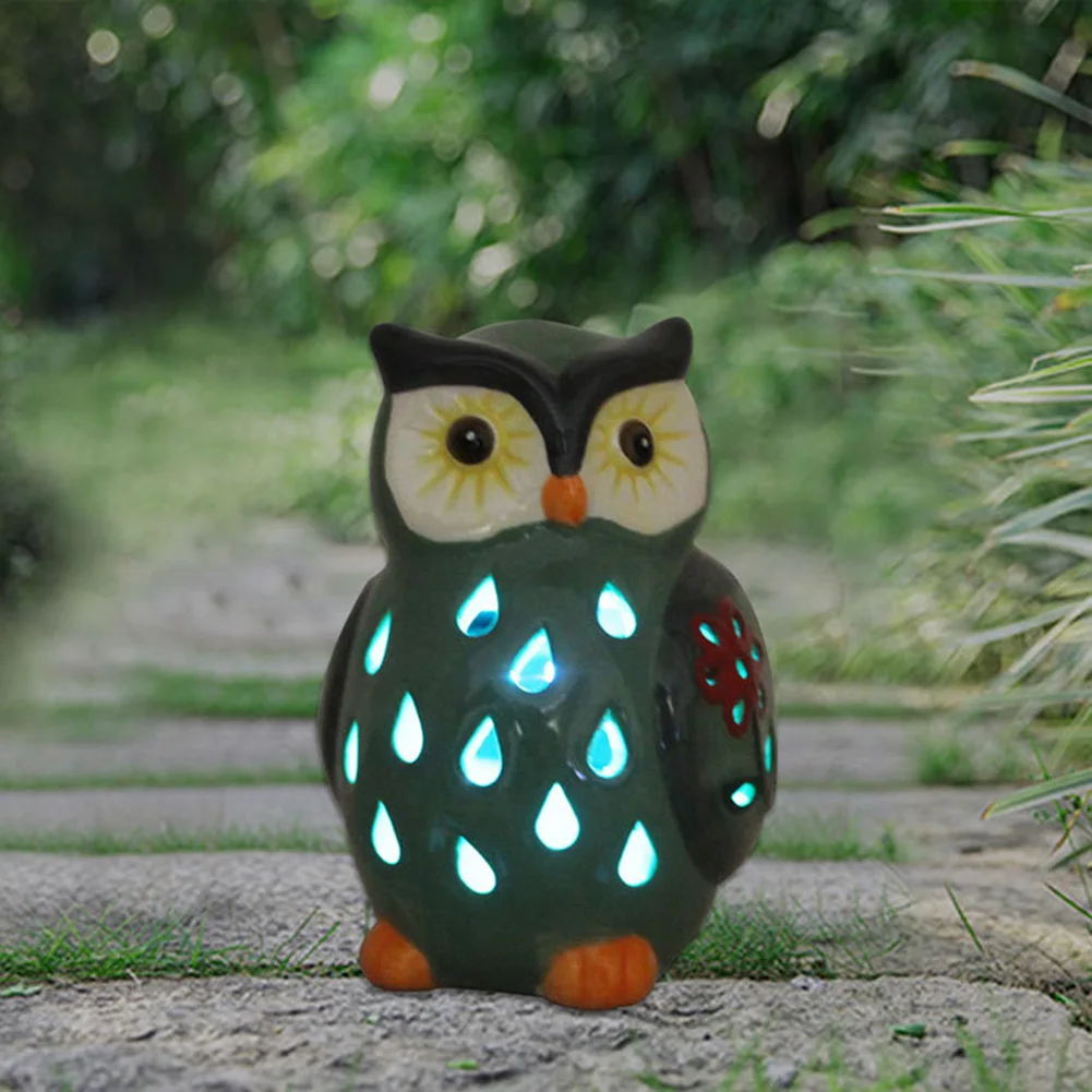 

Solar Powered Owl Light Outdoor Yard Garden Home Pathway Landscape Ornament Solar Garden Lights Waterproof Solar Lights