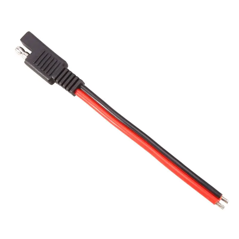 A25P 30PCS 15CM SAE 2 Pin Quick Connector Disconnect Plug 14AWG SAE Extension Cable Wire Harness For Motorcycle Solar Panel
