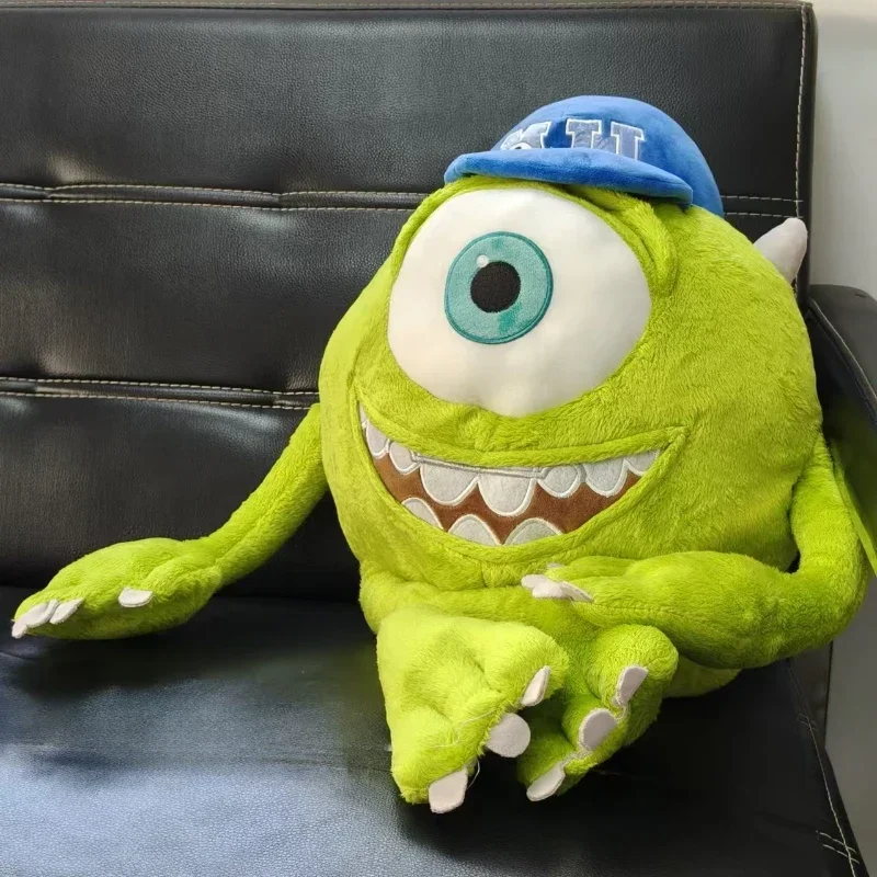 Disney Monsters University Mike Wazowski Plush Doll Toys Stuffed Throw Pillow Sofa Back Cushion Room Decoration Kids Xmas Gifts