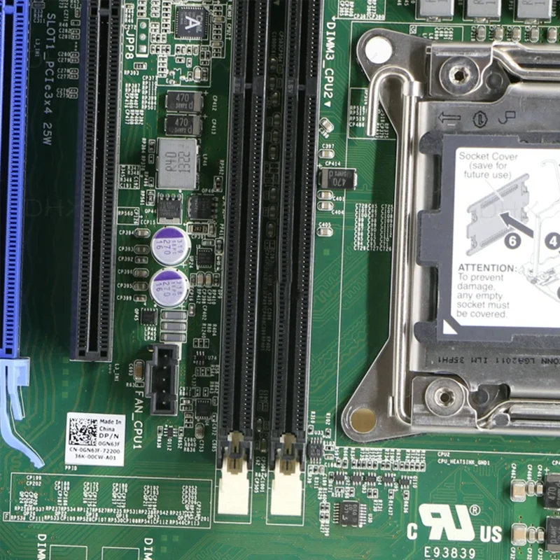 CN-0Y56T3 For DELL Precision T5600 Motherboard 0Y56T3 Y56T3 X79 LGA 2011 DDR3 Mainboard 100% Tested Fully work be Fast Ship DH