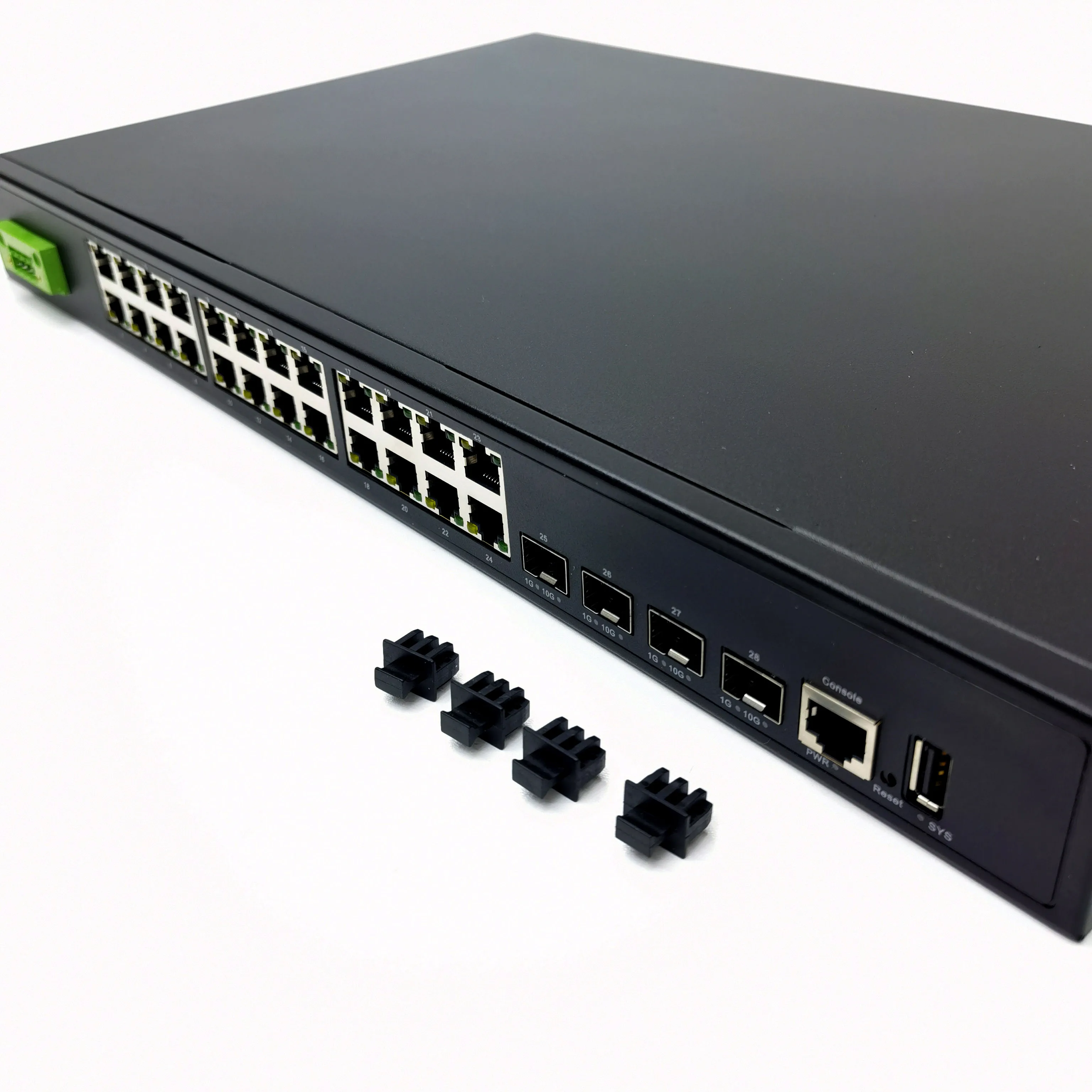 10/100/1000 ODM 24 port industrial switch 4 SFP port Slots gagibit switch ethernet  splitter  managed