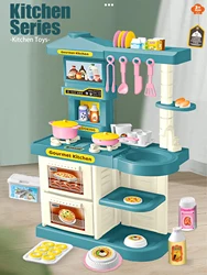 I bambini giocano accessori da cucina, set da gioco giocattoli cucina alimenti padelle pentole per il latte pane forchetta per bambini 3+ ragazzi e ragazze