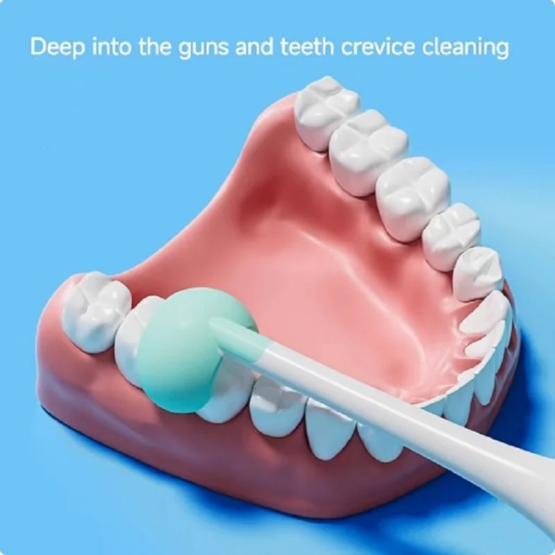 Cepillo de dientes eléctrico de 3 lados, cepillo de dientes Universal de cerdas suaves para niños, cepillo de dientes impermeable recargable ultrasónico