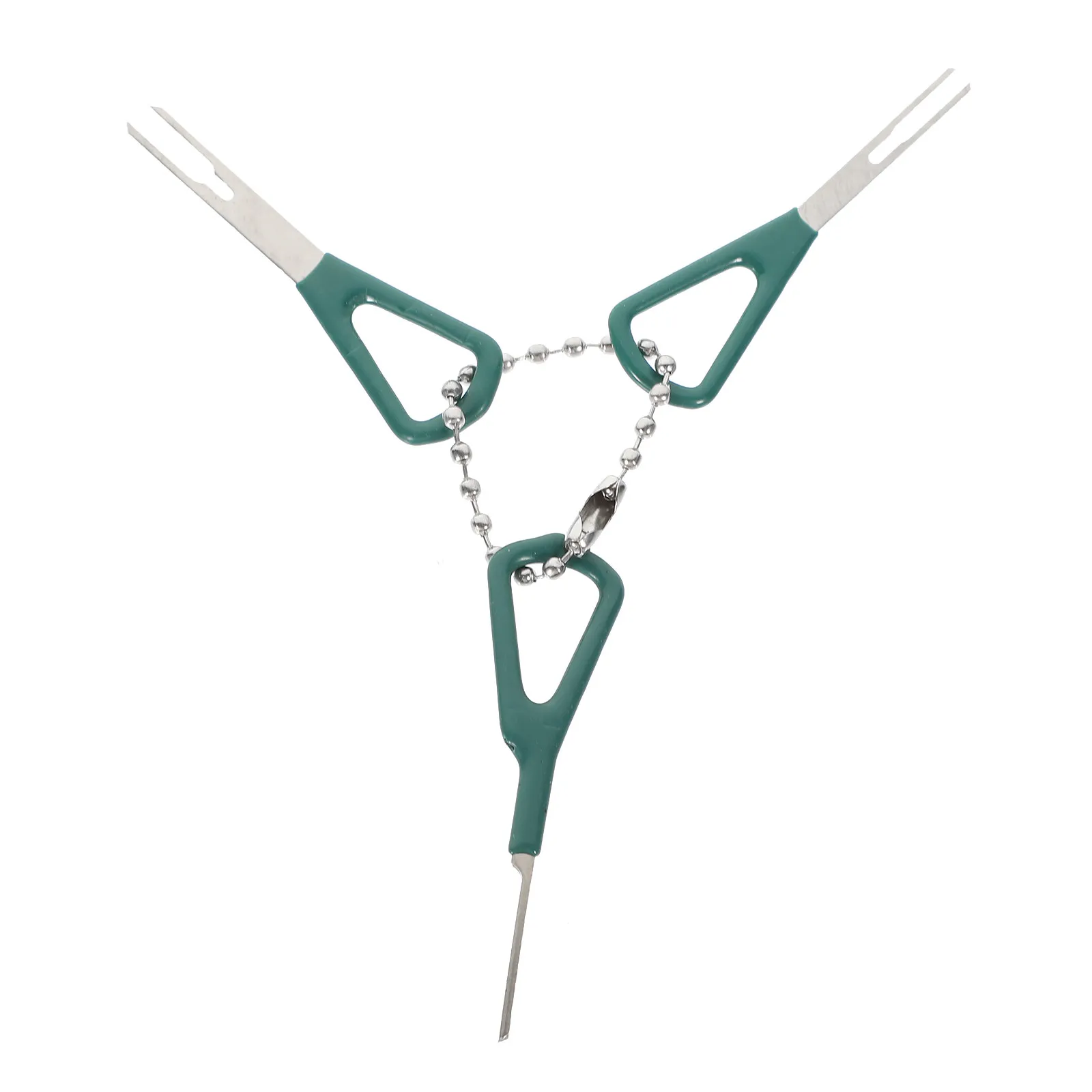 3Pcs Terminal Removal Tool Kit Automotive Wire Harness Connector Pin Extractor Electrical Terminal Ejector Set Sturdy Steel