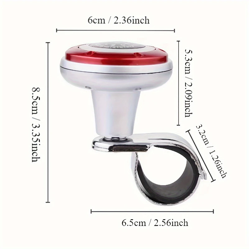 Car Steering Wheel Booster Ball with Compass - Bearing-type Labor-saving Steering And Reversing Auxiliary Device Car Accessories