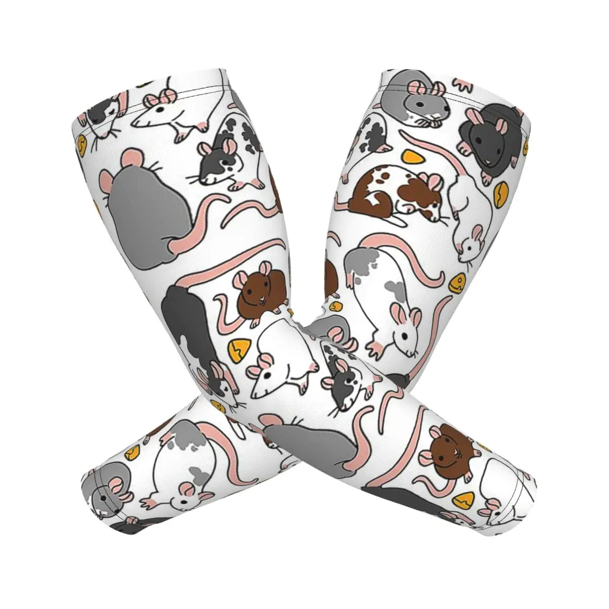 

Rat Pack Рукава Мужчины Женщины Защита от солнца и ультрафиолета Татуировки Прикрытие Спорт Охлаждение Велоспорт