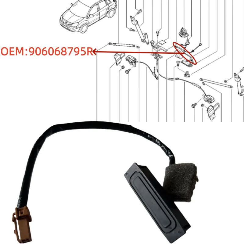 

906068795R For Renault imported Koleos tailgate switch tailgate lock switch trunk switch button