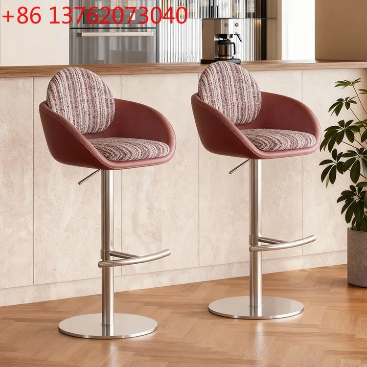 

Средневековый стульчик для кормления Островный стул Дизайнерский вращающийся барный стул в стиле ретро