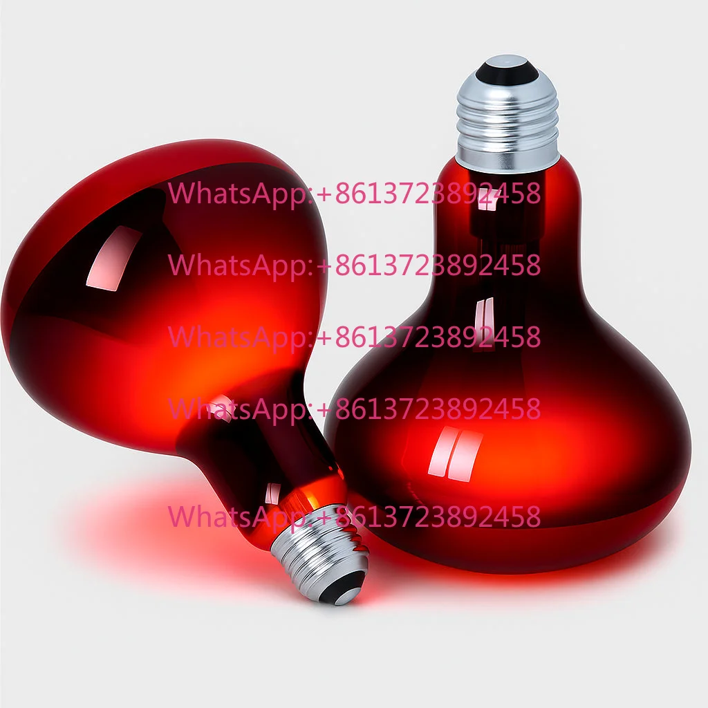 275W Near Infrared Red Light Therapy Replacement Bulb Infrared Heat Lamp Spare Accessory For Pain Relief & Muscle Recovery