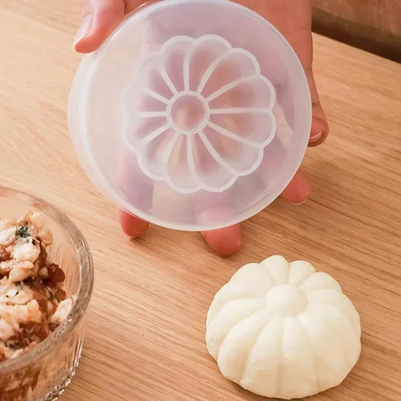 1Pc Chinese Baozi Mold DIY Pastry Pie Dumpling Making Mould Kitchen Food Grade Gadgets Baking Pastry Tool Moon Cake Making Mould