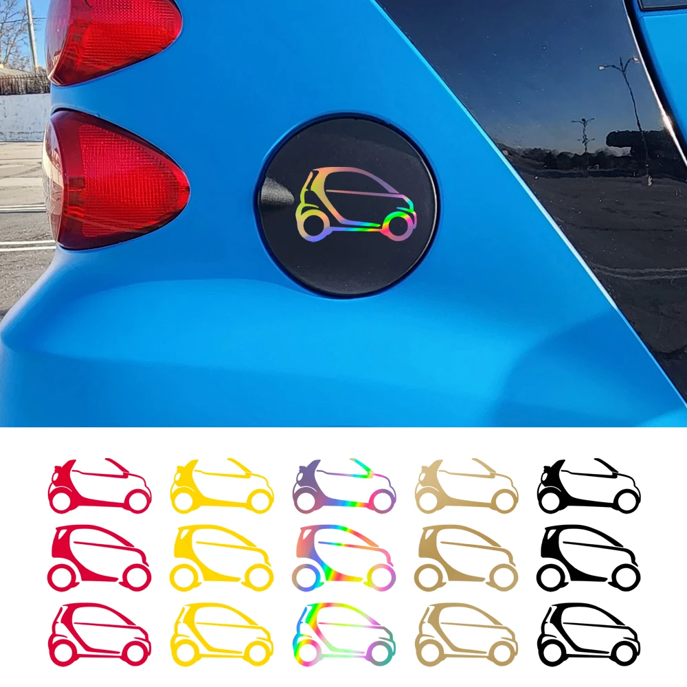 1PCS Fuel Tank Cap Sticker Decal for Smart EQ Fortwo Coupé Forfour W454 W451 BRABUS W453 Cabrio EQ Forfour 2007 2010 2020-2024