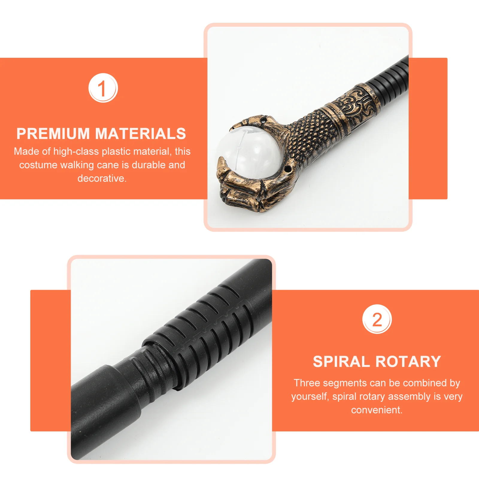 Scepter Toy Halloween Prop Apparel Cane Plastic Theatrical Production Accessory