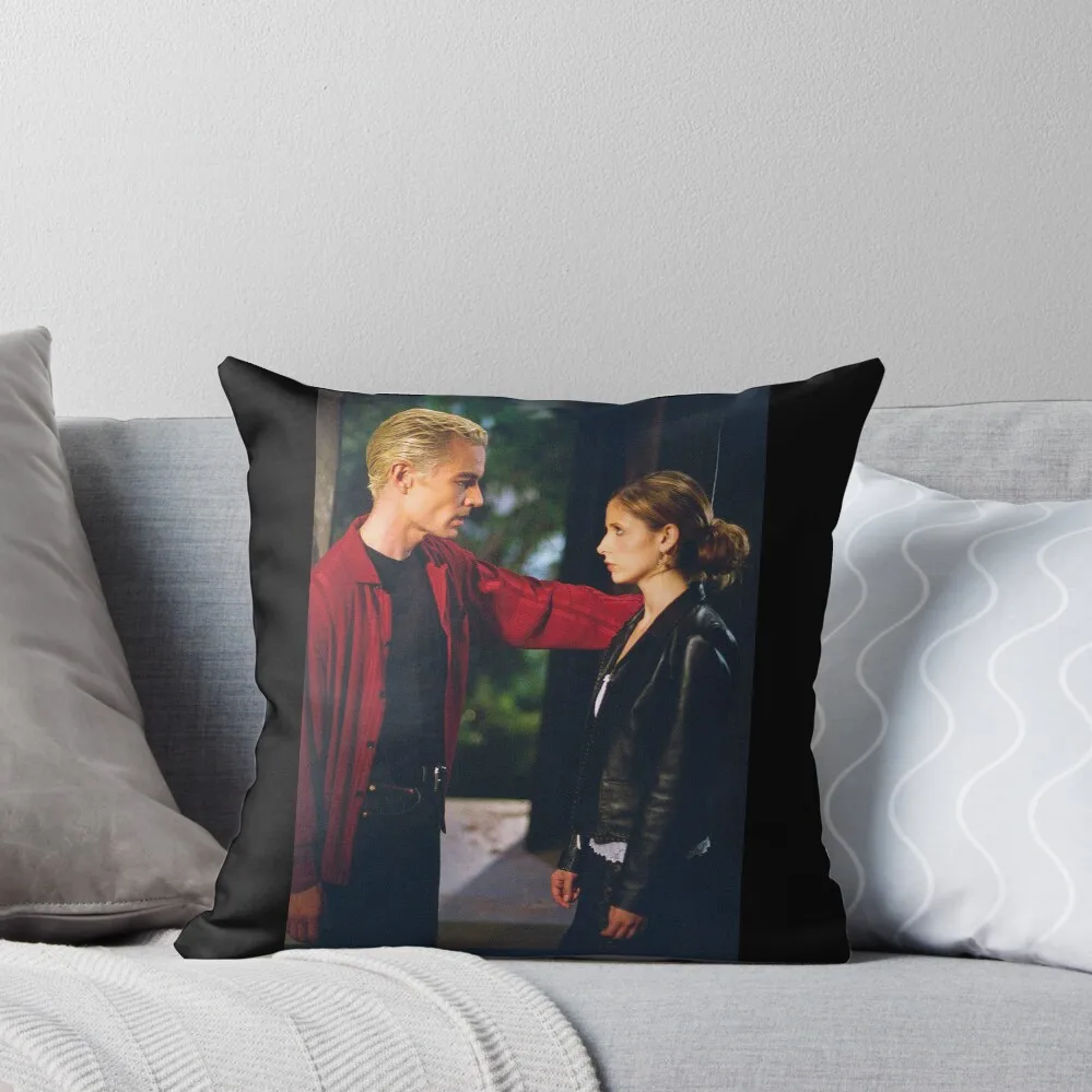 

Spike and Buffy Throw Pillow New year Room decorating items Pillowcases Cushion Covers Sofa Cushion Cover Luxury pillow