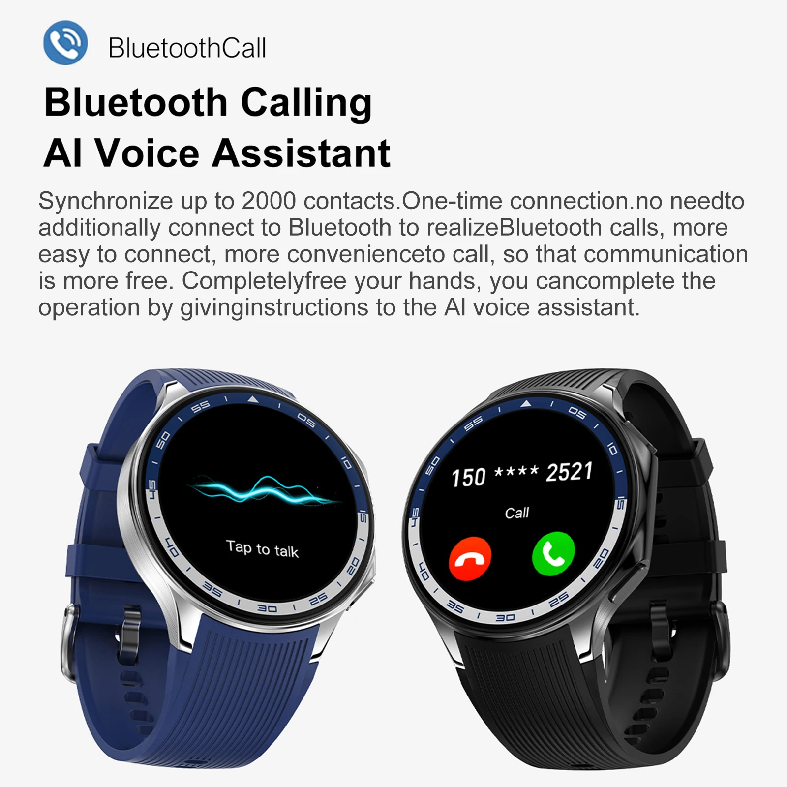 DT Watch X Bluetooth Call Smart Watch 1.43