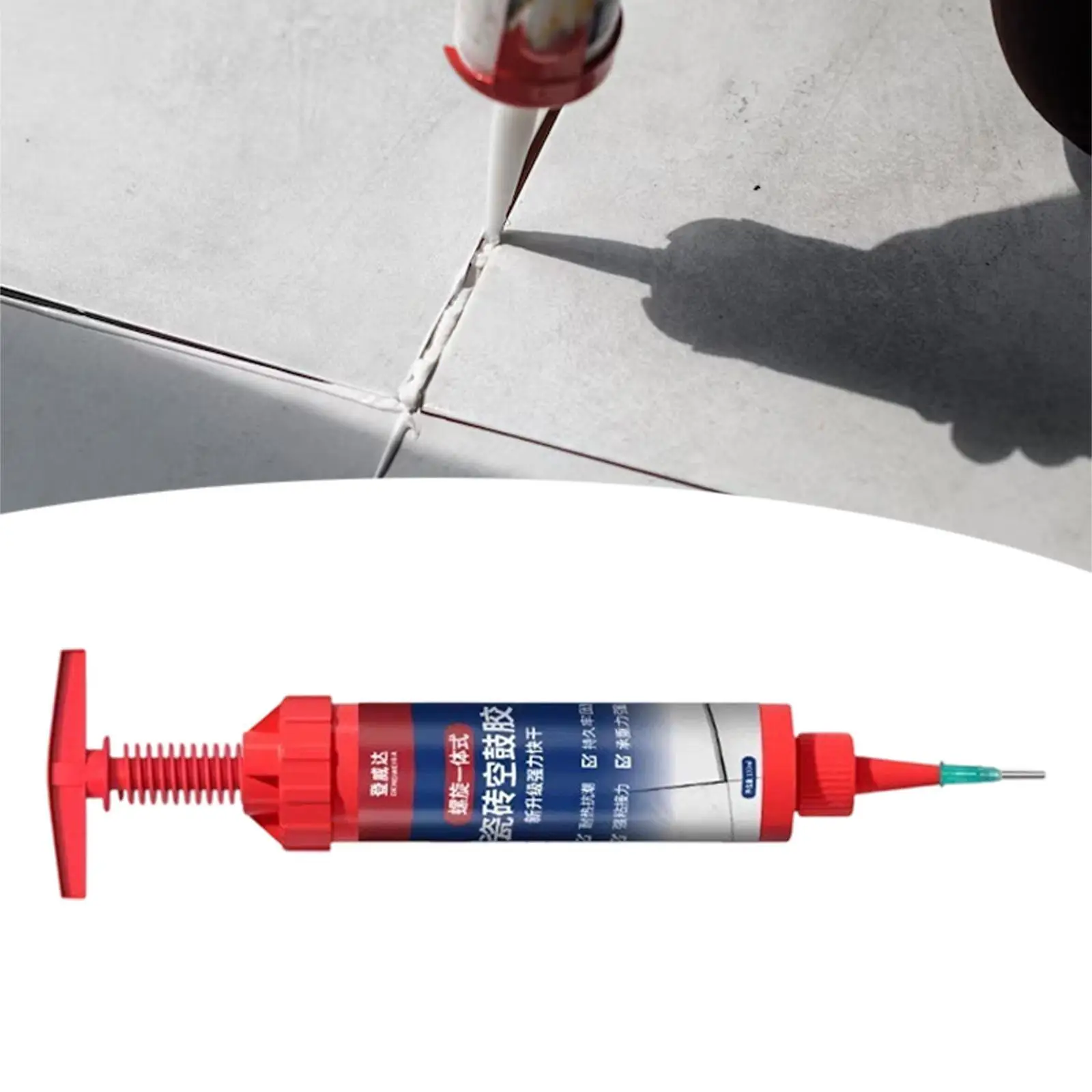 

Adhesive for Repairing and Repairing, Tile Warping, Injection fill Quick Drying Ceramic Tile Hollow Drum Special Adhesive Strong