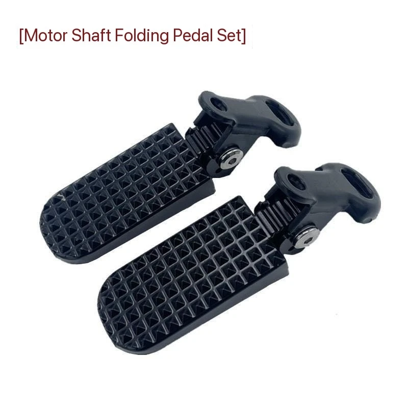 دواسة خلفية للدراجة لدواسة الدراجة الكهربائية، تصميم قابل للطي، مادة سبائك الألومنيوم، نمط مضاد للانزلاق، تطبيق واسع #5